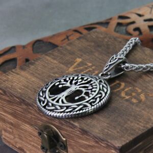 Viking Life Tree Celtic Style Never Fade Stainless Steel 4