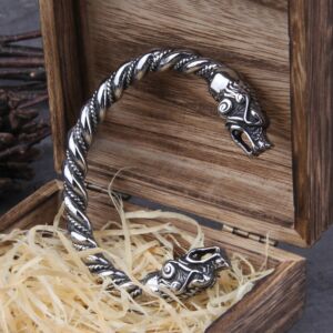 Nordic Viking Norse Dragon Bracelet Adjustable Men Wristband Cuff Bracelets 1