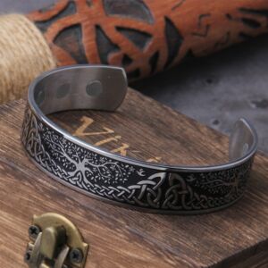 Irish Knot Celtics Viking Bangles Stainless Steel Jewelry Friendship | Love | Protection Amulet Cuff Bracelet 3