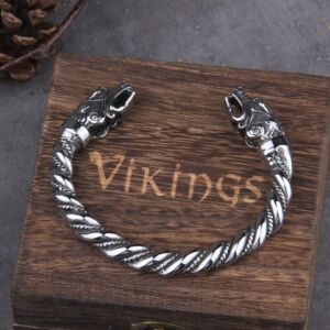 Nordic Viking Norse Dragon Bracelet Adjustable Men Wristband Cuff Bracelets 4