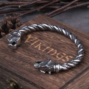 Nordic Viking Norse Bear Bracelet adjustable Wristband Cuff Bracelets 3