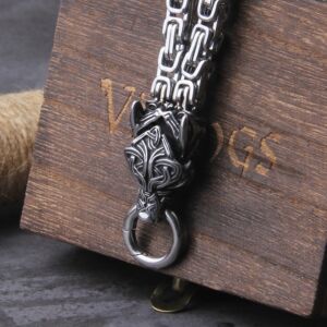 Celtic Wolf Necklaces Viking Vegvisir Amulet Hammer Pendant Norse Runes Anchor 2