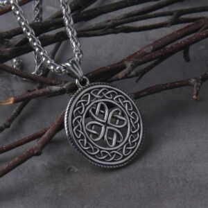 Never Fade Vintage Armenian Cross Pendant Necklace Talisman Solar Cross Celtics Druid Amulet Pendants Necklaces Jewelry 2
