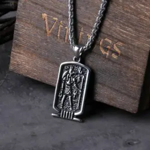 316L Anubis Life Signature Men's Retro Necklace Dog's Head Anka Hip Hop Pendant Neck Chain Retro Men's Pendant Jewelry with box 3
