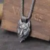 Necklaces Wolf Head Animal Hip Hop Pendants Chain Choker Sweater Necklace Stainless Steel - Royal Vikings tm Stainless Steel Necklaces Wolf Head Animal Hip Hop Pendants Chain Choker Sweater Necklace 1
