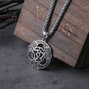 Celtic Knote Buddhist Pendant Necklace for Hinduism OHM OM AUM 5