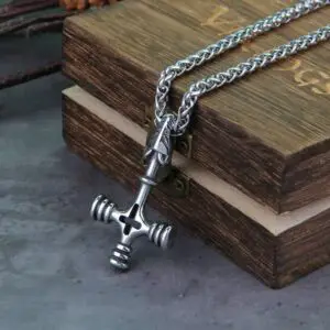 never fade Stainless Steel Nordic Viking Cross necklace 1