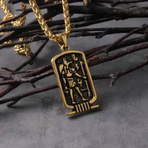 316L Anubis Life Signature Men's Retro Necklace Dog's Head Anka Hip Hop Pendant Neck Chain Retro Men's Pendant Jewelry with box 2