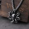 Christmas 2022 Charm Halloween Octopus Skull Punk Seaman Necklace 1