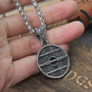 Shield Pendant Necklace CelticKnote Vikings Jewelry 4