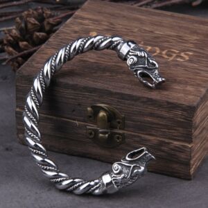 Nordic Viking Norse Dragon Bracelet Adjustable Men Wristband Cuff Bracelets 3