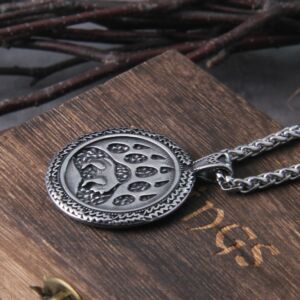 Viking Norse Bear Paw Animal Pendant Necklace 3