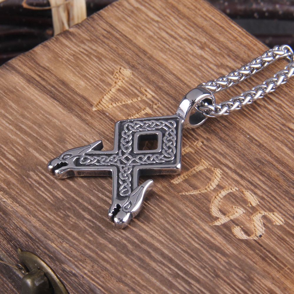 Noridc Viking Rune Stainless Steel Necklace 2
