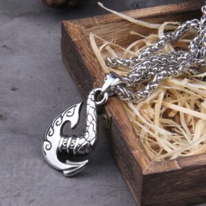 Stainless Steel Nordic Axe Pendant Necklace 1