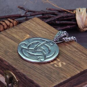 Viking Conquer Dragon Pendant Necklace 4