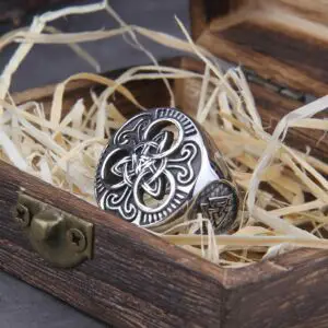Vegvisir Statement Viking Ring Trinity 4