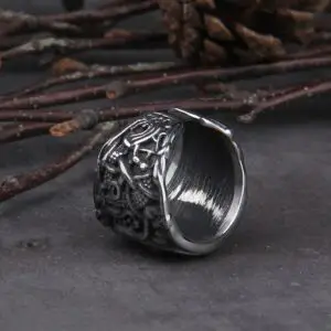 Viking Vegvisir Statement Rings 3
