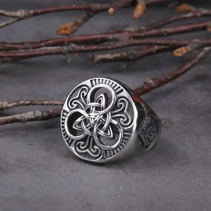Vegvisir Statement Viking Ring Trinity 1