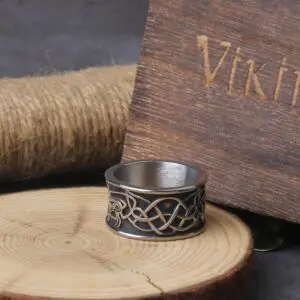 Viking Raven Nordic Statement Ring 3