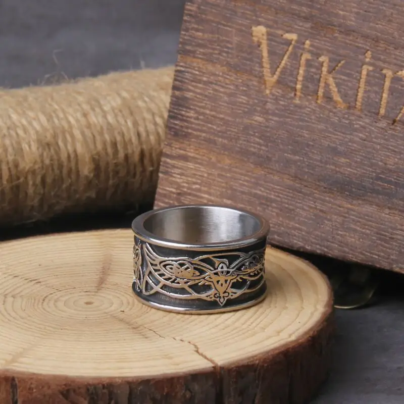 Viking Raven Nordic Statement Ring 1